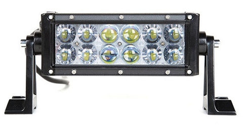 7.5" Dual Row 4D Lens Straight CREE LED Bar