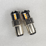 Superbright BAY15D Amber Bulbs (1 Pair)