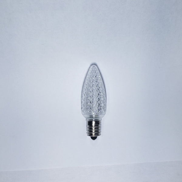 Warm White C9 Faceted LED Bulb