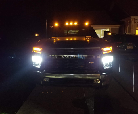 2020+ Silverado HD LED Upgrade Kit (factory halogens)